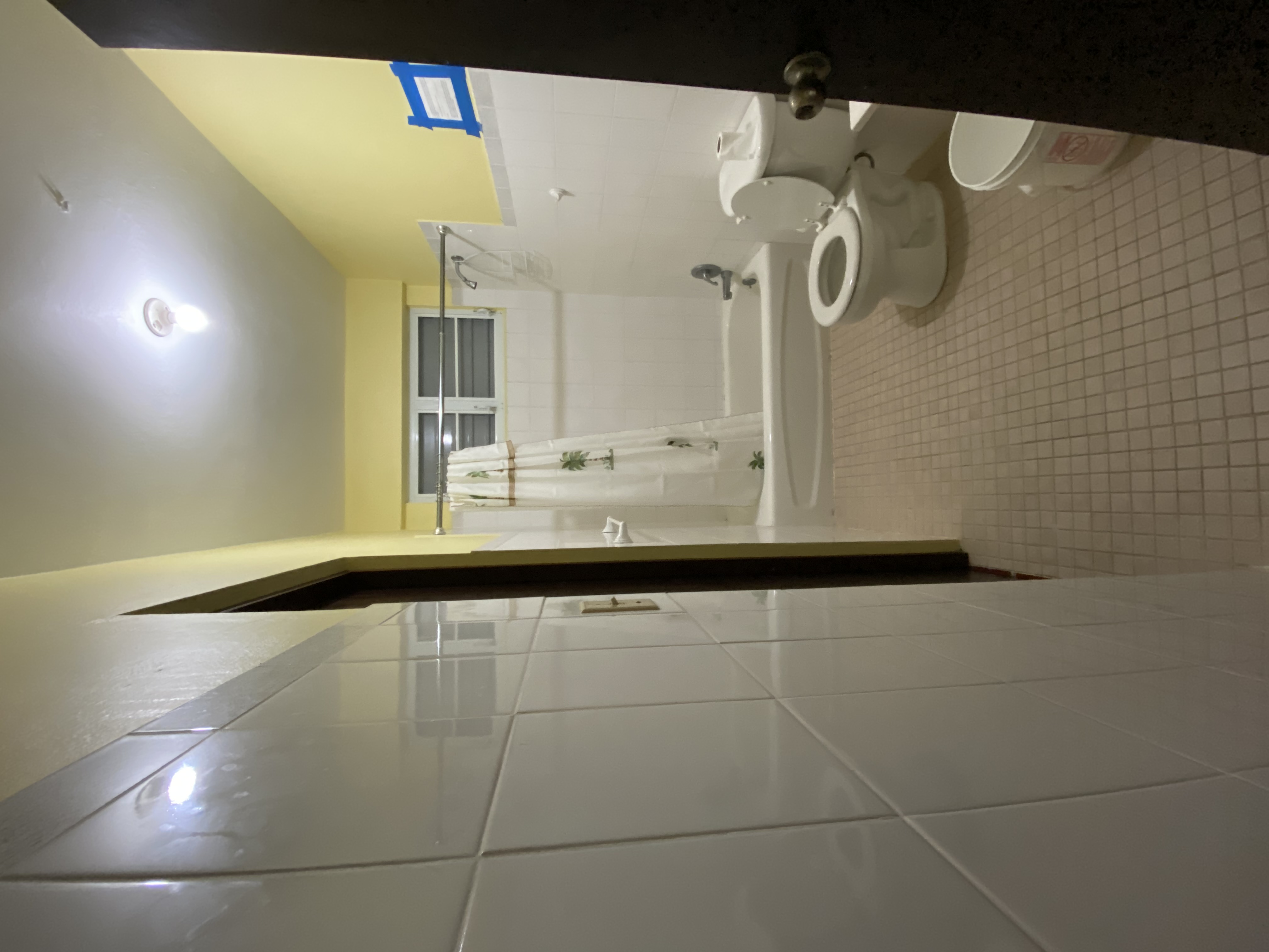 Professional Tile Installation in Progress